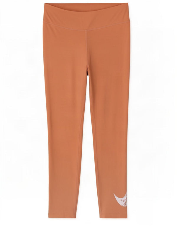 Leggings Nike Dri Fit da donna UK 14 poliestere arancione medio