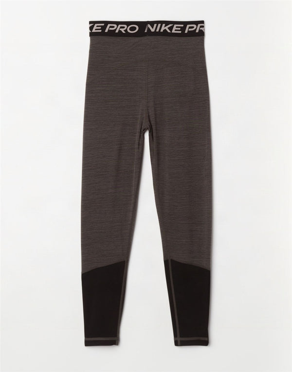 Leggings grafici da donna Nike UK 8 Small Poliestere color block grigio