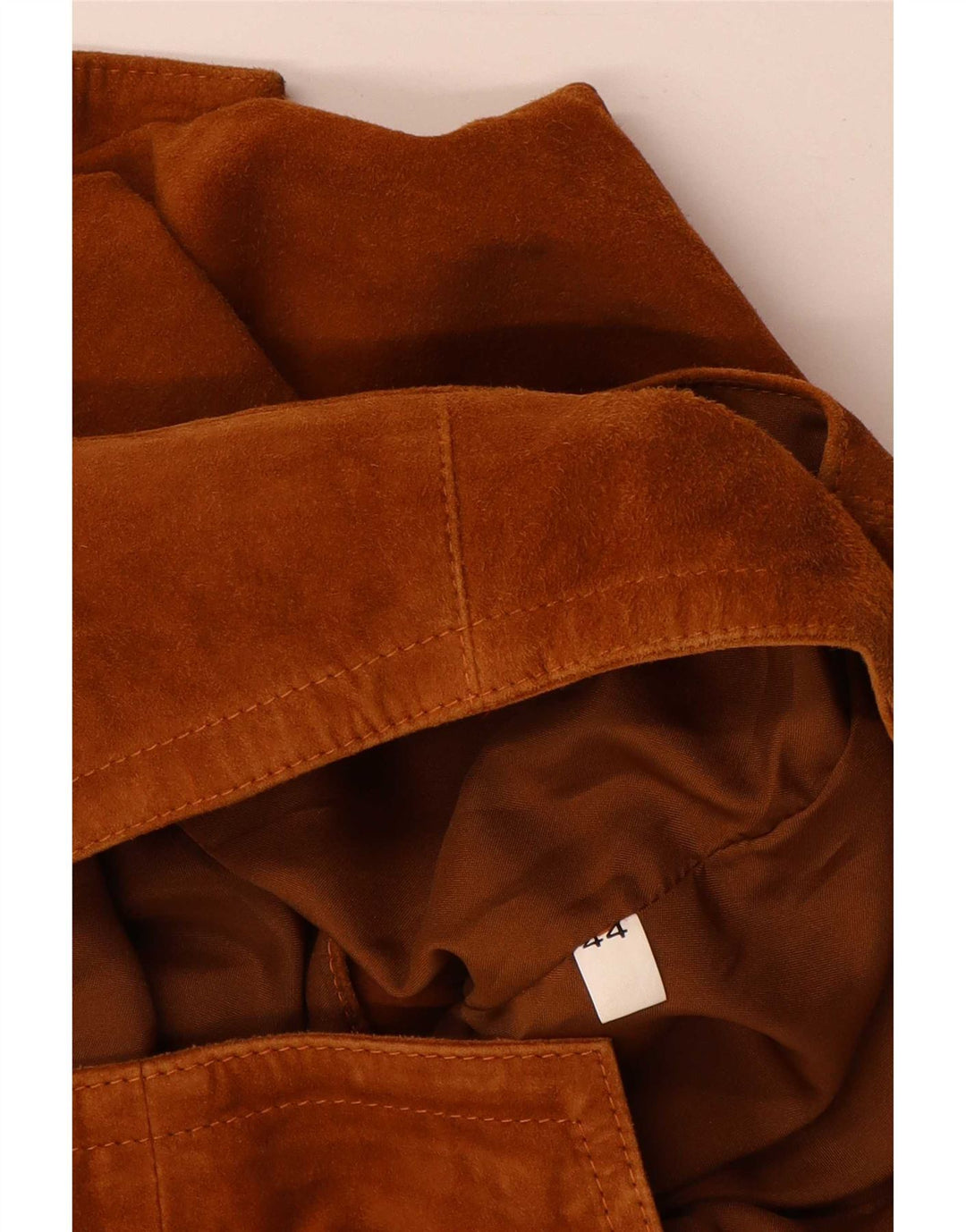 Gilet corto in pelle scamosciata da donna Save The Forest IT 44 Marrone medio
