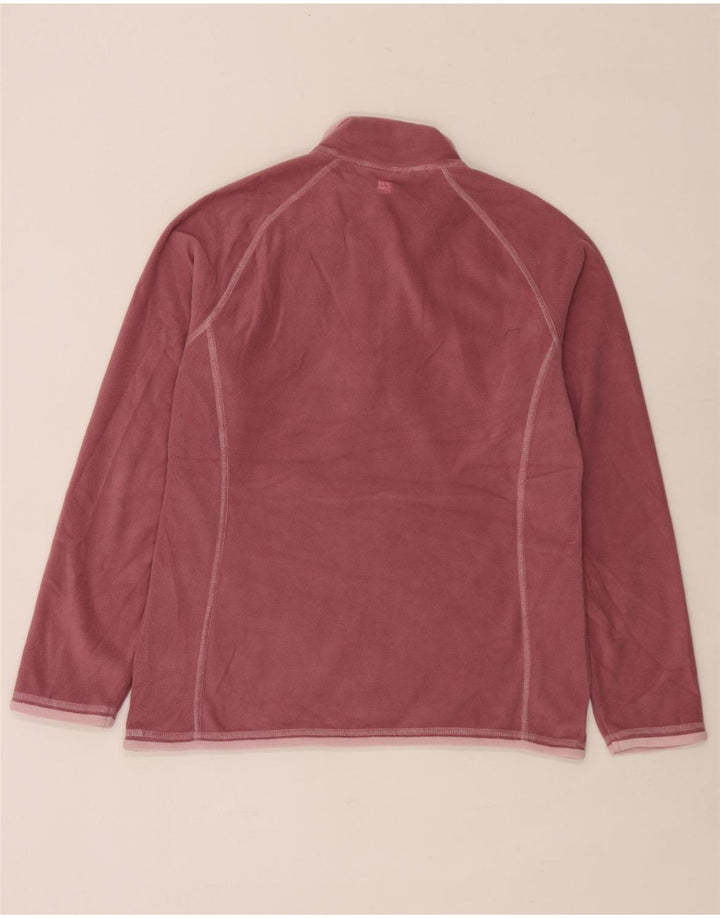 Maglione in pile da donna con collo e zip Mountain Warehouse UK 12 Rosa medio