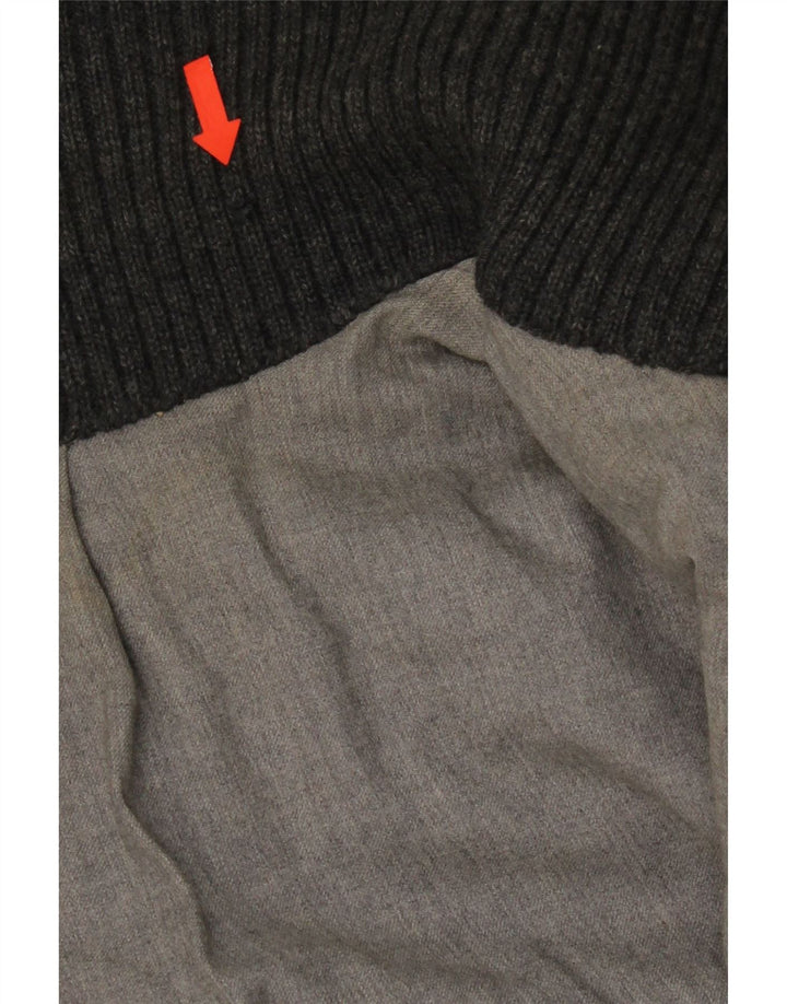 Giubbotto bomber vintage da uomo UK 38 pied de poule grigio medio