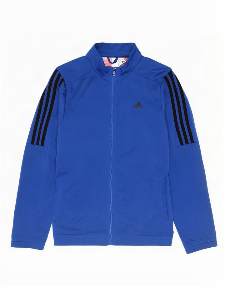 Giacca da ginnastica da uomo Adidas piccola blu