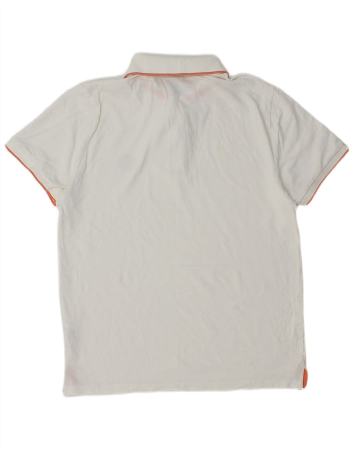 Polo da uomo Maui and Sons piccola in cotone bianco