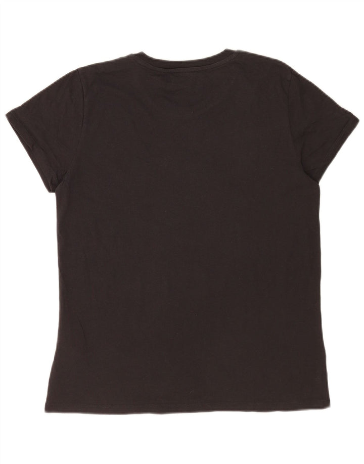 T-shirt grafica da donna Levi's Top UK 14 cotone nero medio