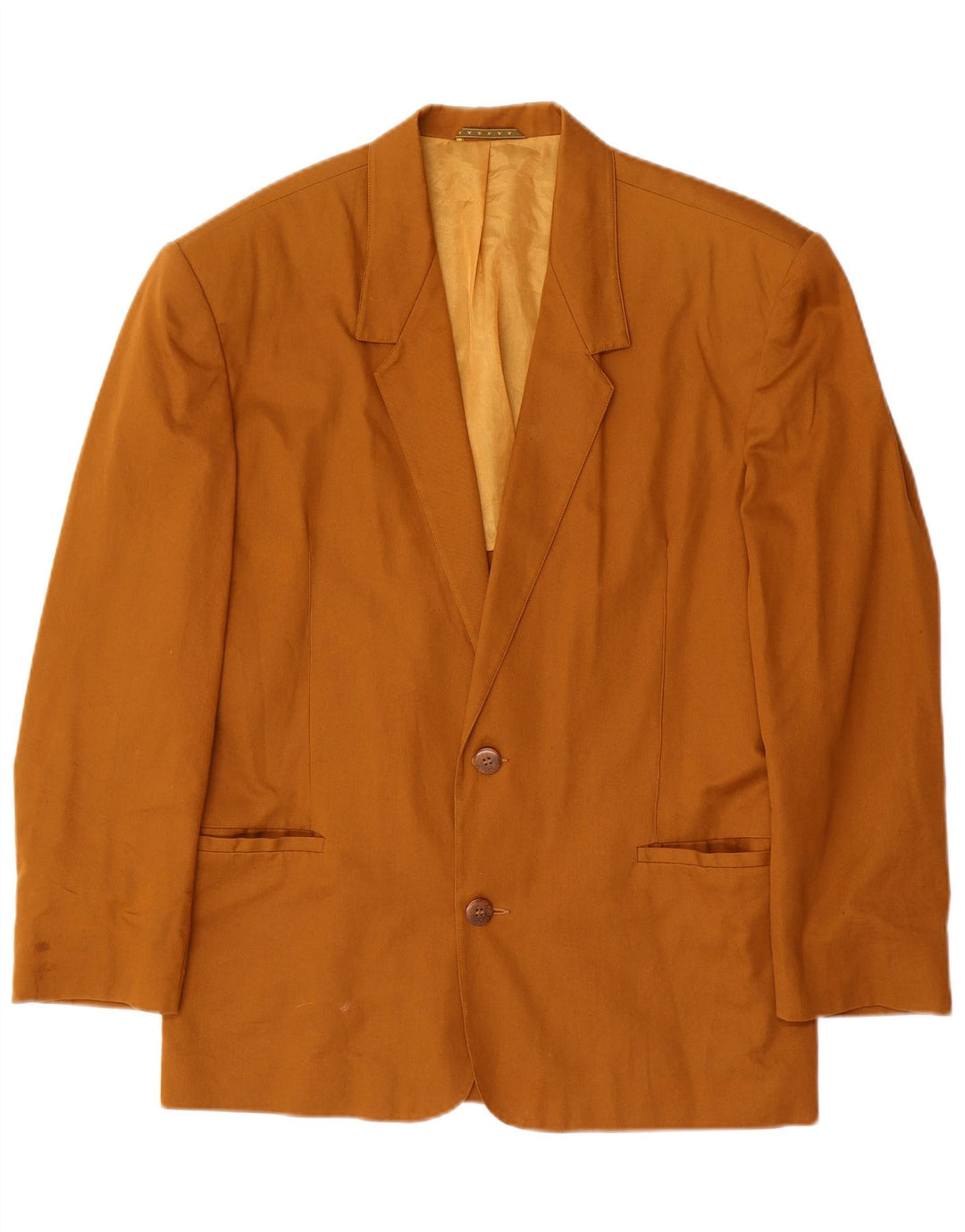Giacca blazer vintage da uomo a 2 bottoni UK 38 Beige medio