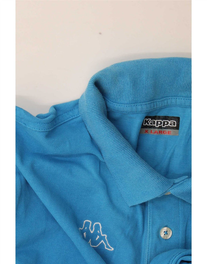 Polo grafica da uomo Kappa XL Blu