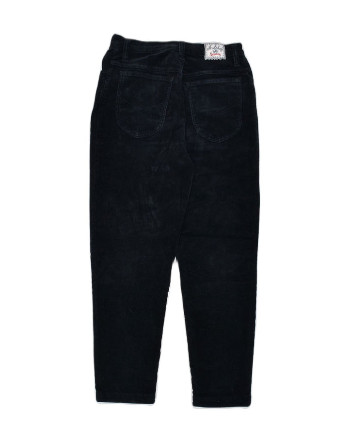 HOLIDAY Womens Capri Trousers IT 48 XL W38 L25 Black Cotton | Vintage | Thrift | Second-Hand | Used Clothing | Messina Hembry 