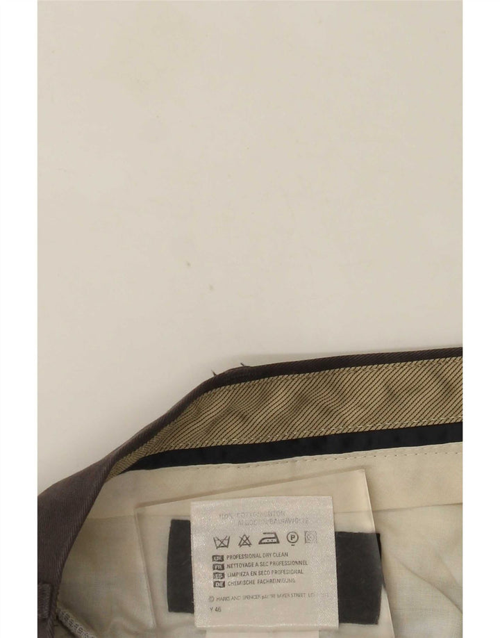 Pantaloni chino dritti Marks & Spencer da uomo St. Michael W36 L31 grigi