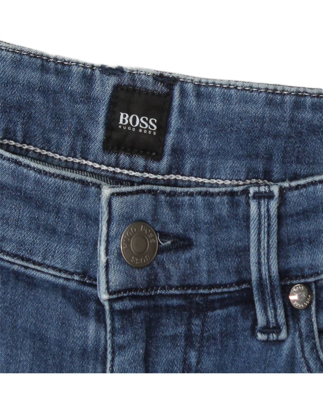 Jeans slim da uomo Hugo Boss W30 L32 Blu