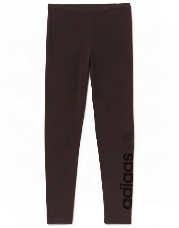 Leggings grafici da donna Adidas IT 50 XL cotone nero