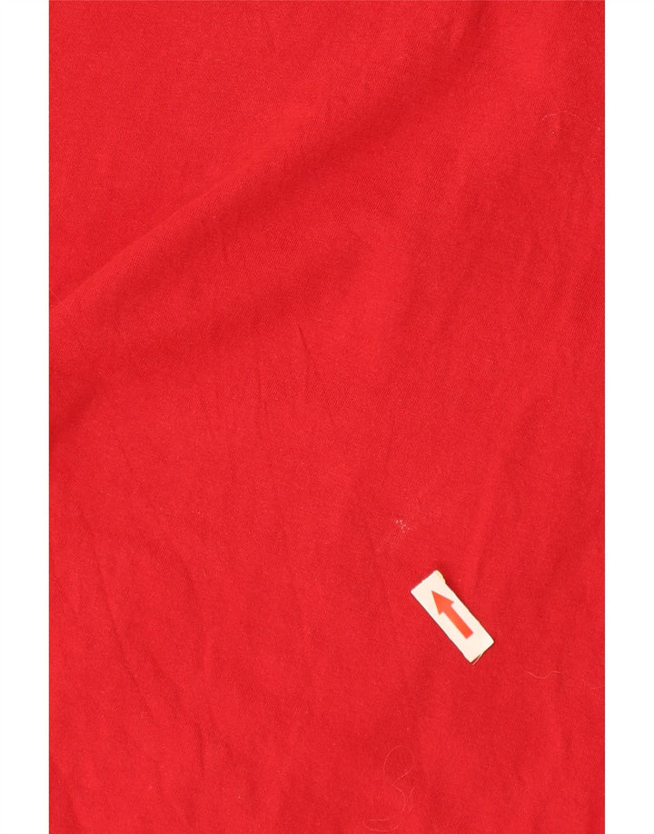 T-shirt uomo Kappa Top Small rossa in cotone