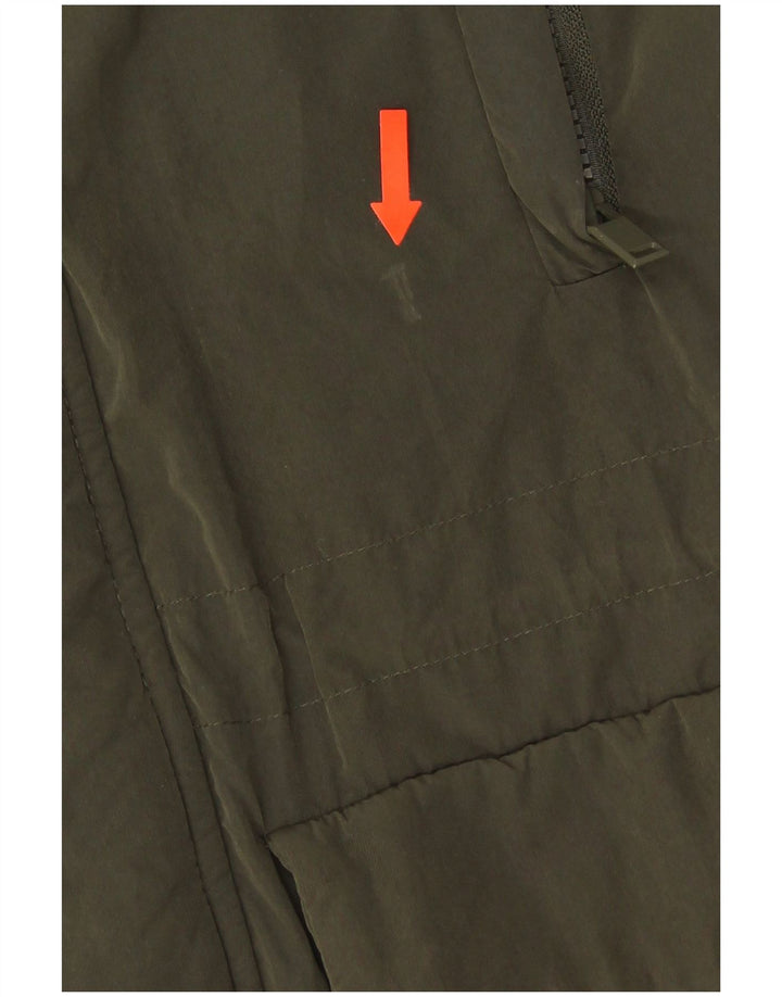 Cappotto imbottito con cappuccio da uomo Zara UK 40 grande verde