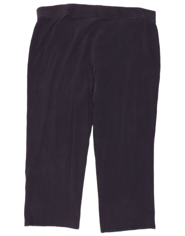 Pantaloni da tuta da donna Marks & Spencer UK 24 4XL W42 L28 Blu navy