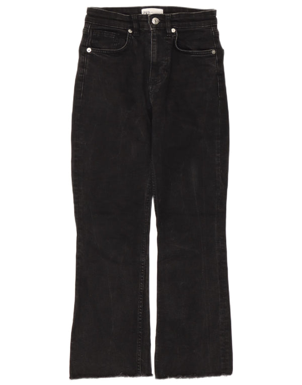 Jeans Bootcut da donna Zara EU 36 XS W26 L25 Nero