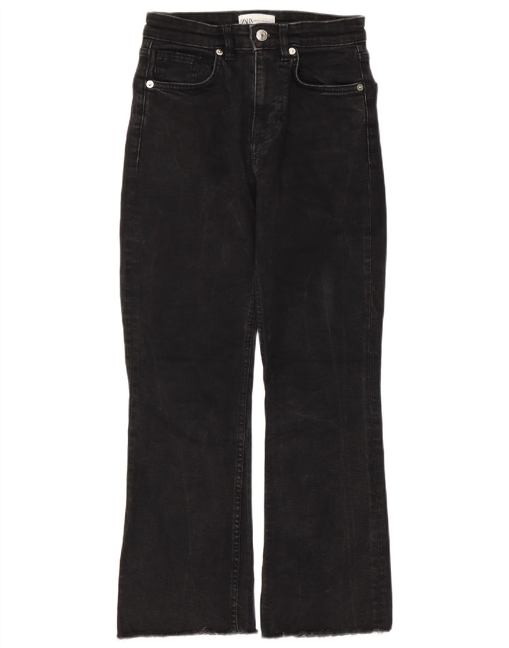 Jeans Bootcut da donna Zara EU 36 XS W26 L25 Nero