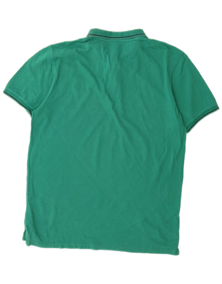 Polo Lee da uomo vestibilità regolare in cotone verde medio