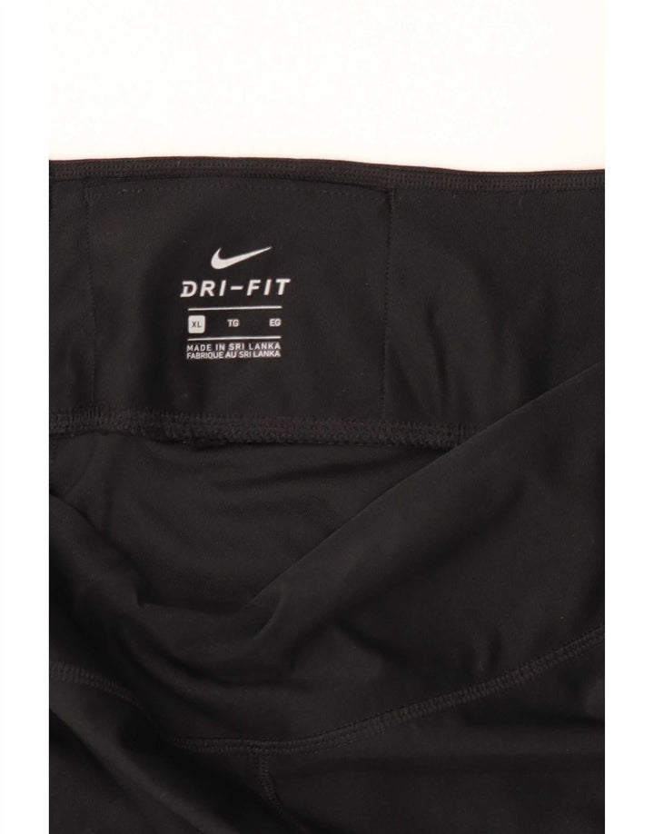 Leggings Nike Dri Fit Capri da donna UK 18 XL neri
