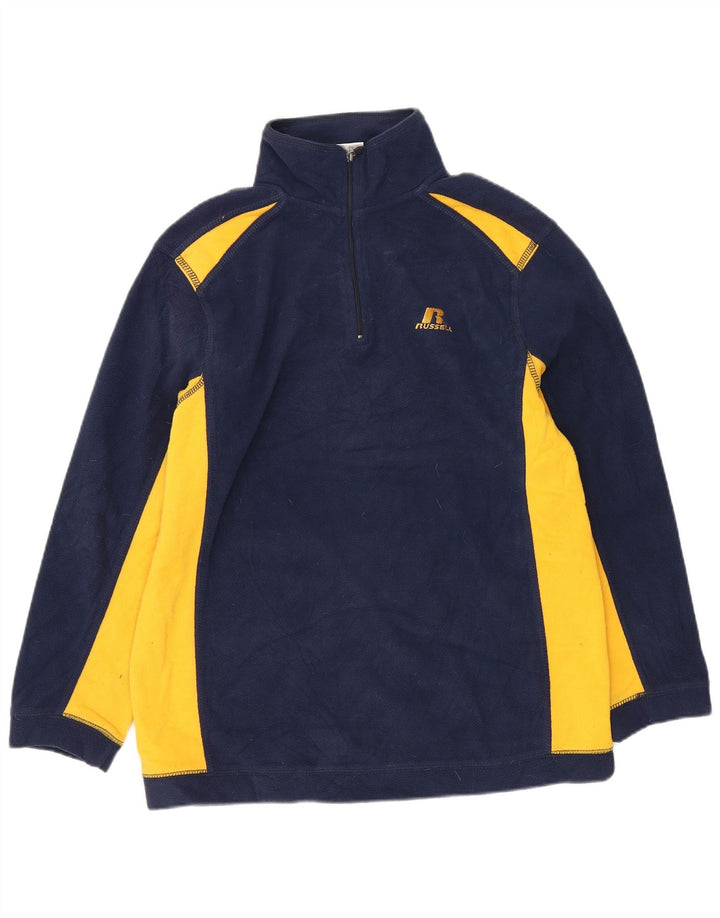 Maglione in pile da donna Russell Athletic UK 10/12 medio poliestere blu navy