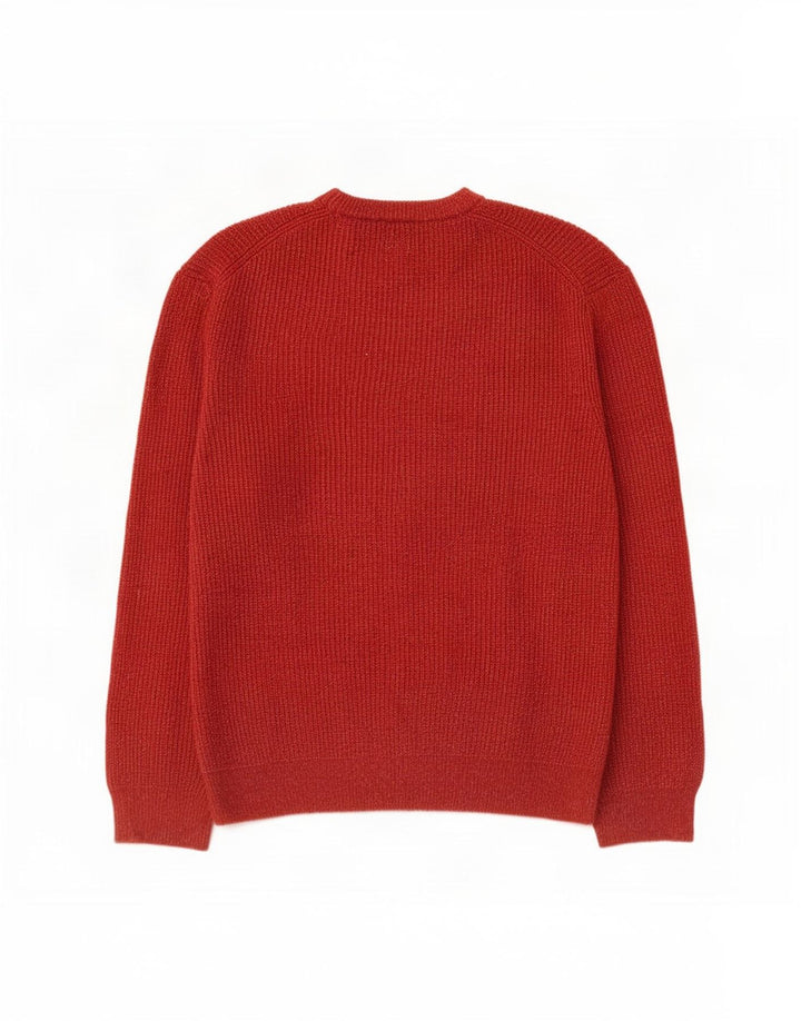 Maglione maglione girocollo da uomo Marks & Spencer 2XL rosso poliammide