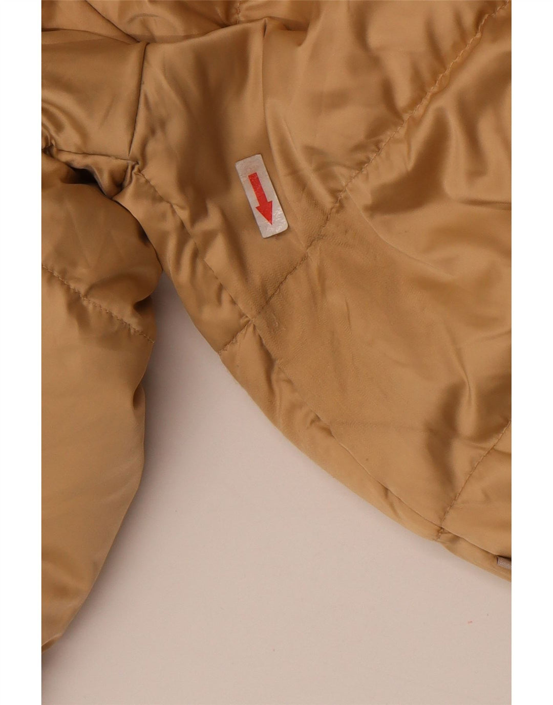 Giacca imbottita con cappuccio da donna Geox UK 10 Small Beige Poliammide