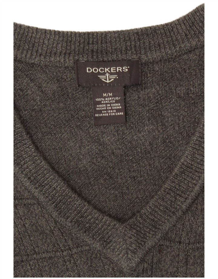 Canotta da uomo Dockers Canottiera in acrilico grigio medio