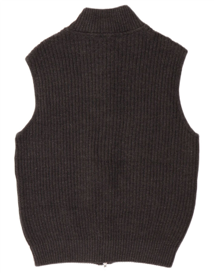 Maglia Cardigan Uomo Bramante Grigio Medio Lana Vergine