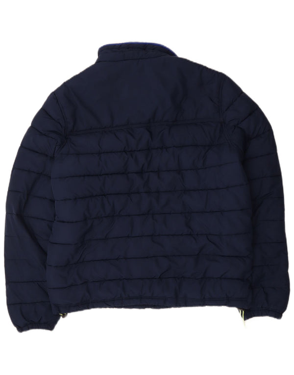 Giacca imbottita da uomo Tommy Hilfiger UK 40 poliestere medio blu navy