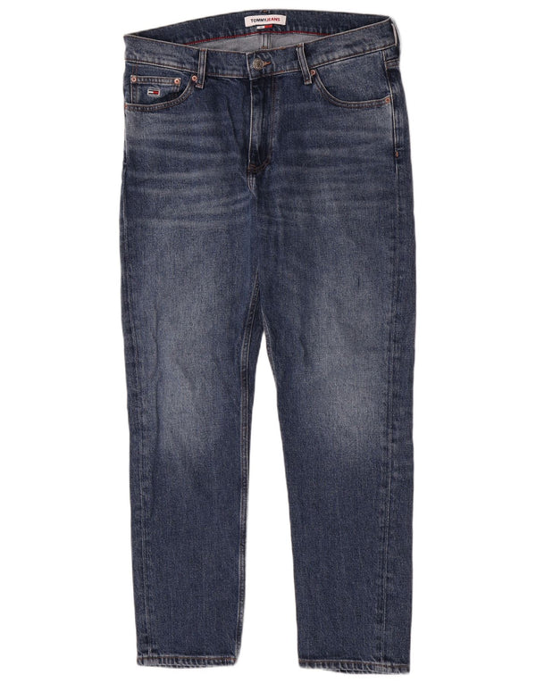 Jeans slim da uomo Tommy Hilfiger W32 L29 cotone blu