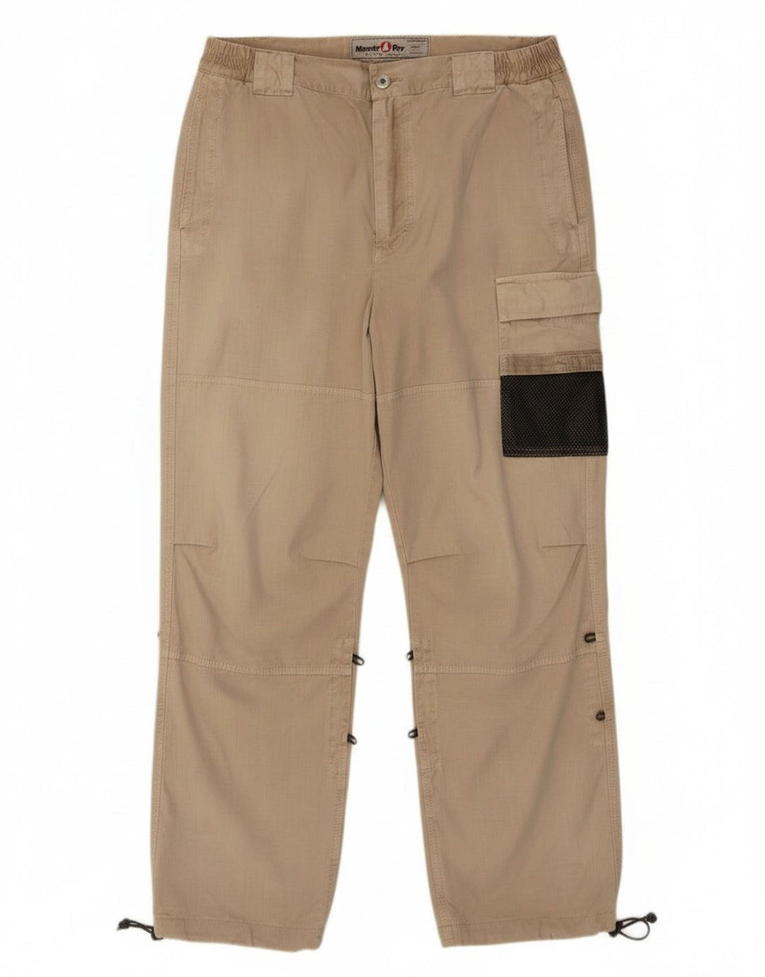Pantaloni cargo da jogging da uomo Murphy & Nye W36 L30 in cotone beige