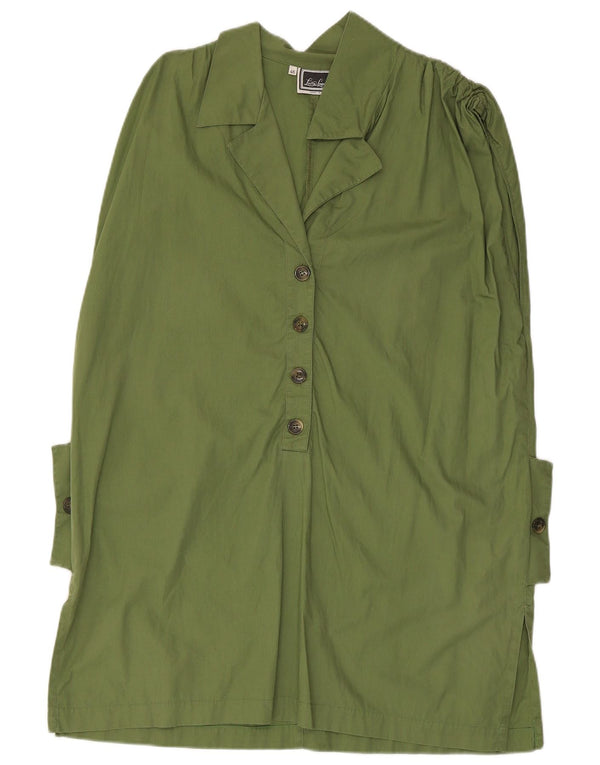 Abito camicia pullover da donna Luisa Spagnoli IT 46 Large Verde