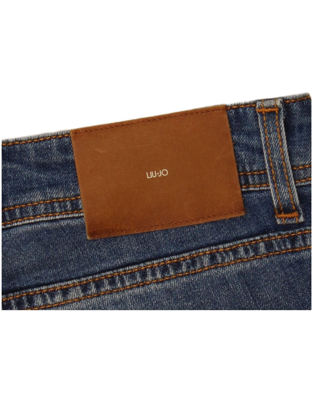 Jeans dritti regolari da uomo Liu Jo W33 L33 Blu Navy