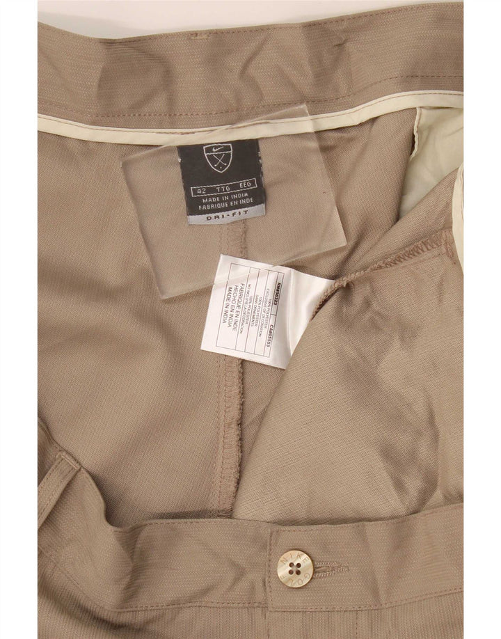 Pantaloncini chino con pegged Nike Dri Fit da uomo W42 2XL poliestere beige