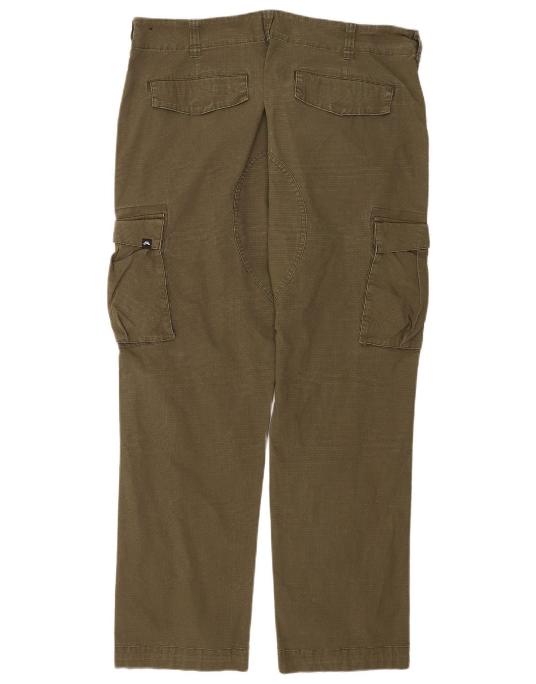 Pantaloni cargo dritti da uomo Nike W36 L27 cotone verde