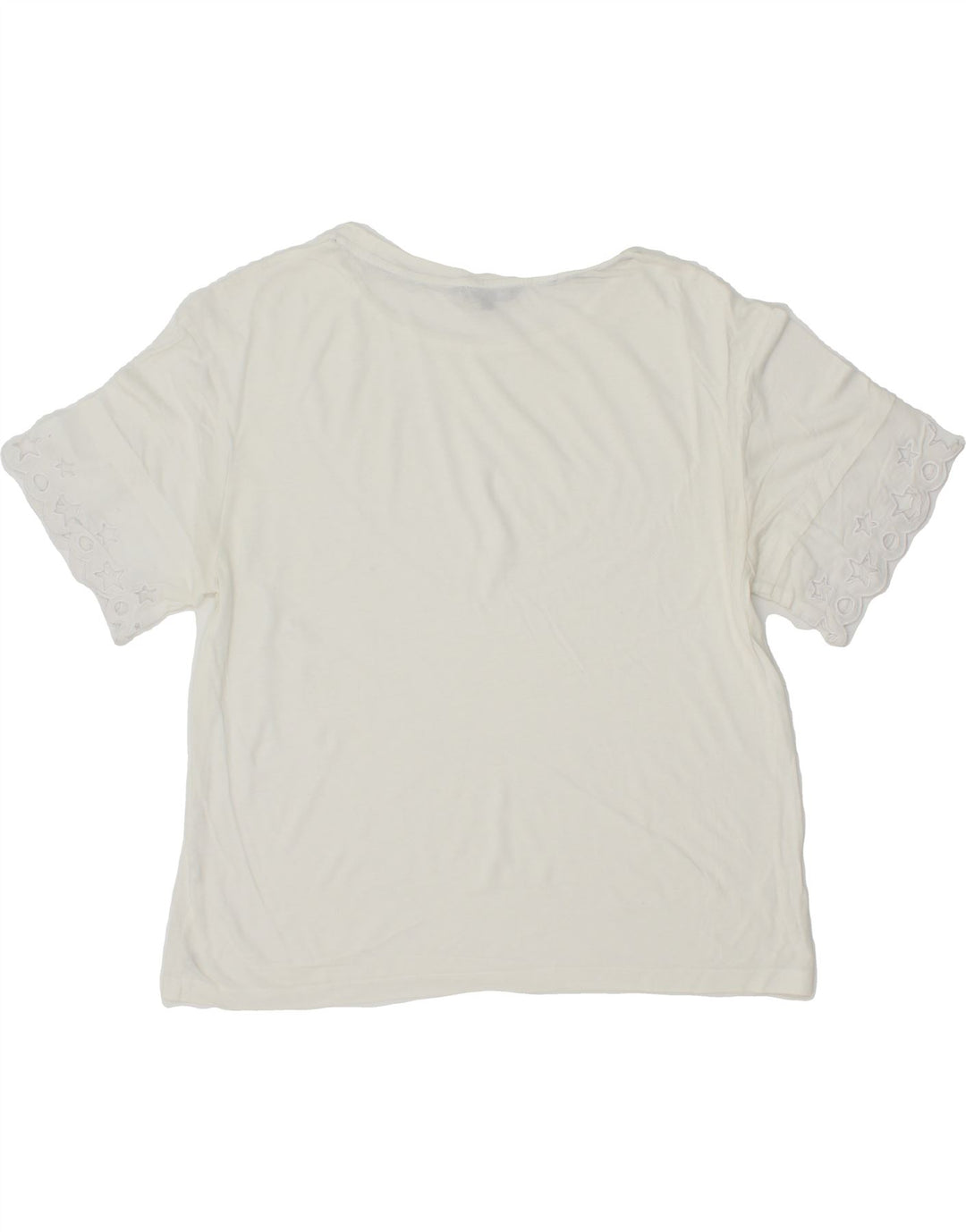 TOMMY HILFIGER Womens T-Shirt Top UK 14 Medium White Vintage Tommy Hilfiger and Second-Hand Tommy Hilfiger from Messina Hembry 
