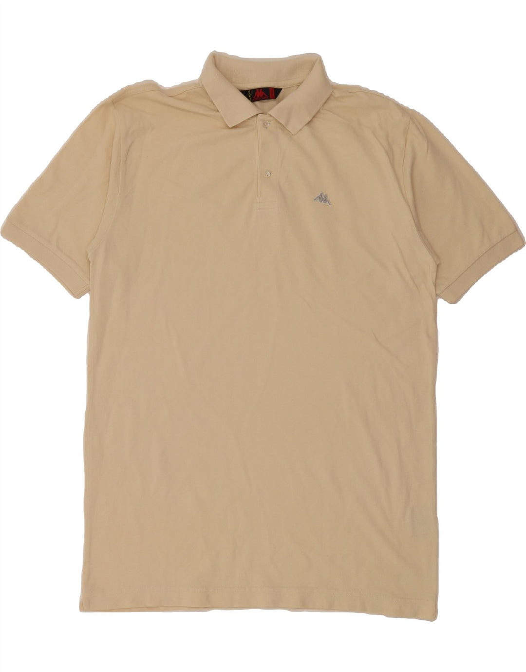 KAPPA Mens Polo Shirt XL Beige Cotton Vintage Kappa and Second-Hand Kappa from Messina Hembry 