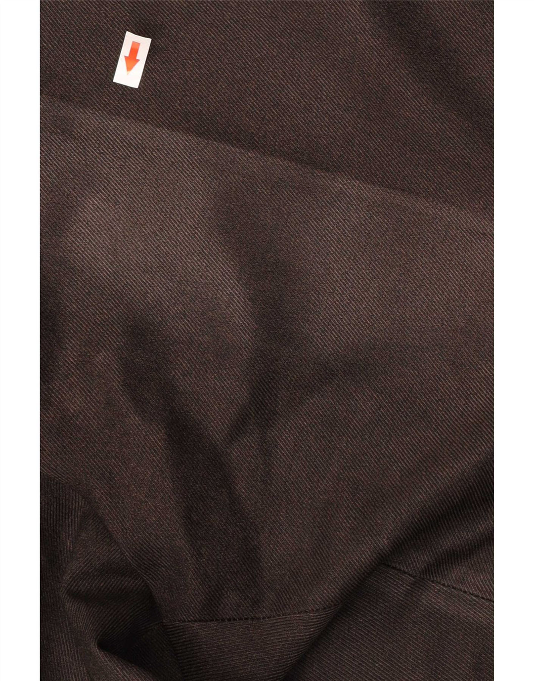 Pantaloni da abito regolari dritti da uomo Marks & Spencer W42 L29 poliestere marrone