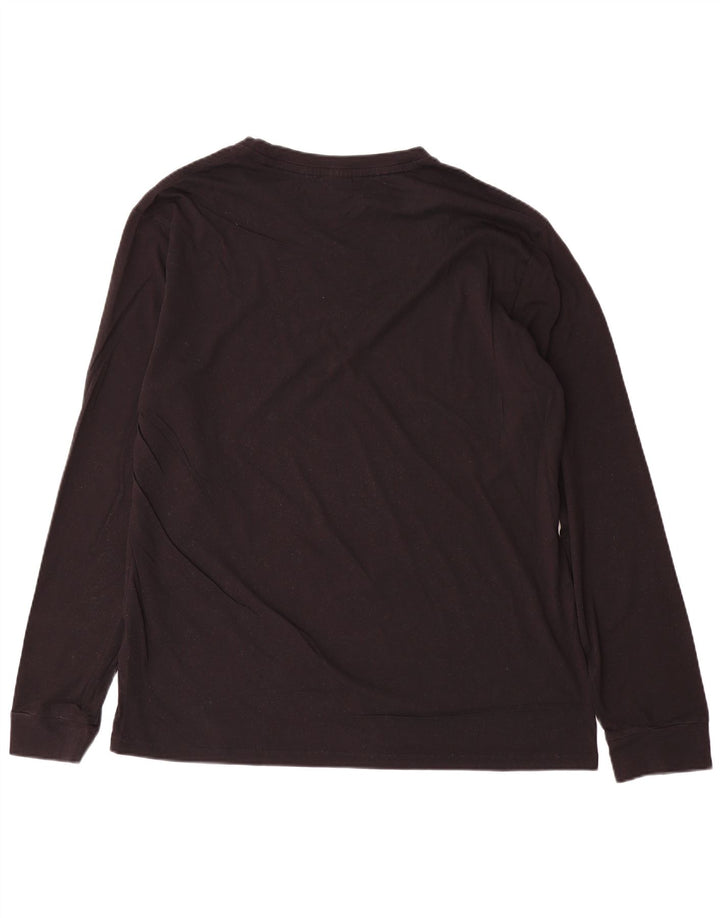 Maglia a maniche lunghe da uomo Champion 3XL Nera