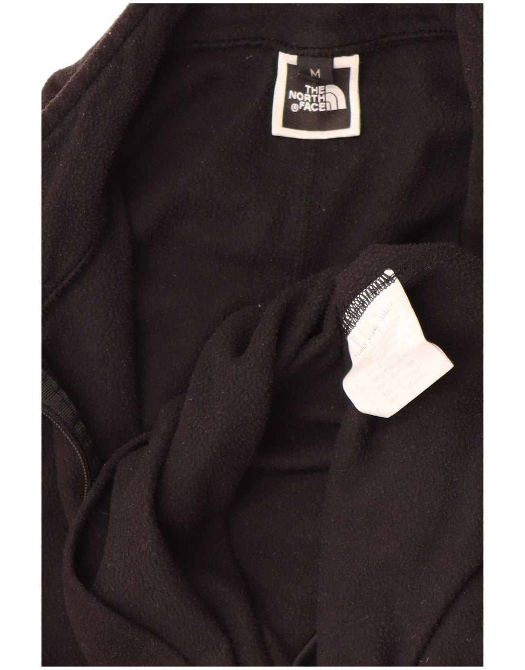 Maglione in pile da donna con collo e zip The North Face UK 14 poliestere nero medio