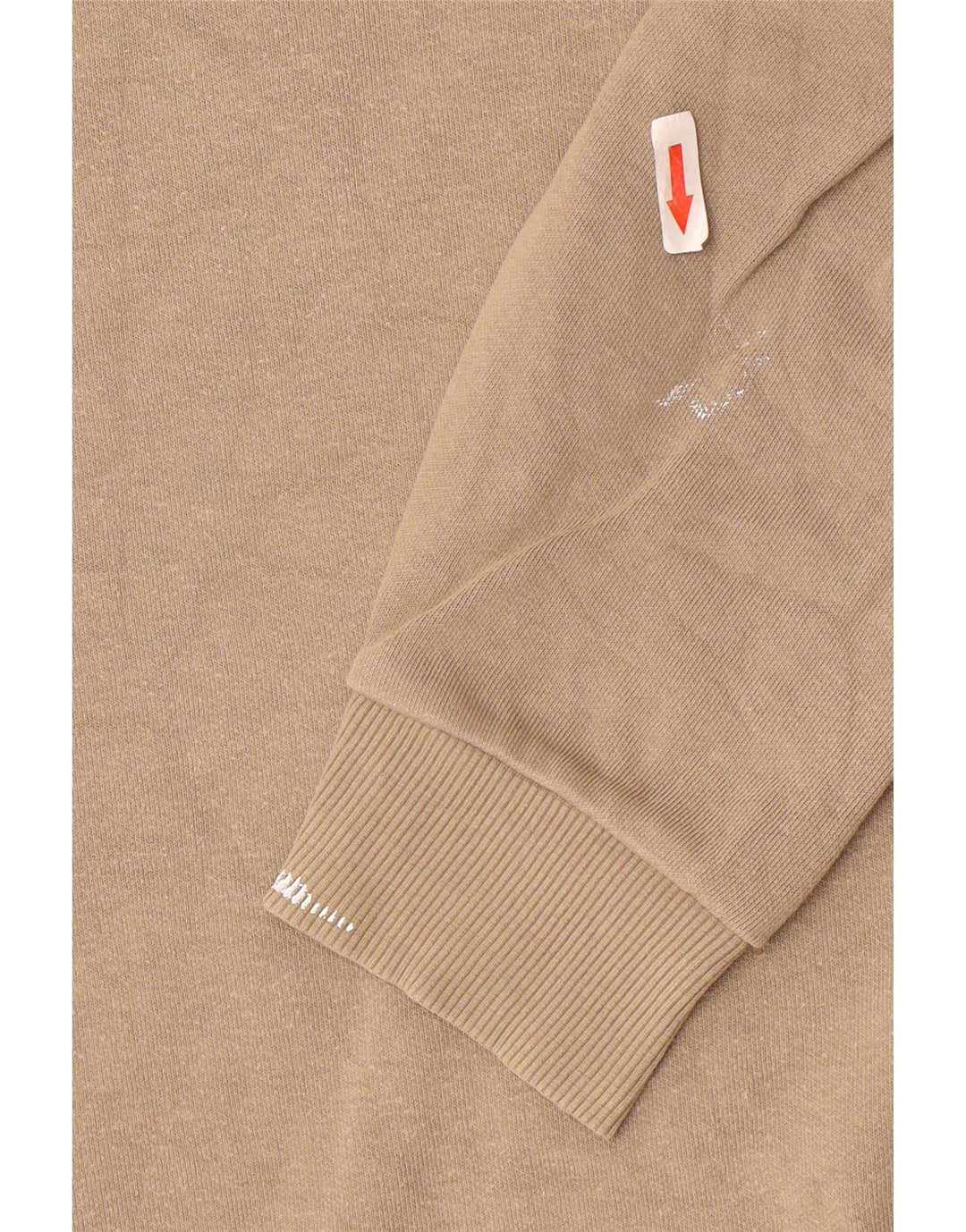 Felpa Zara da uomo in cotone beige medio