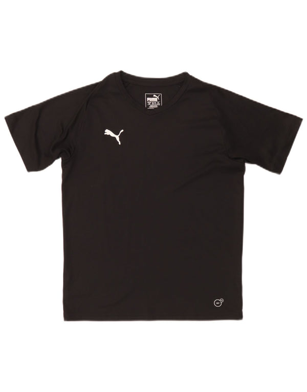 Maglietta Puma da bambino 11-12 anni in poliestere nero