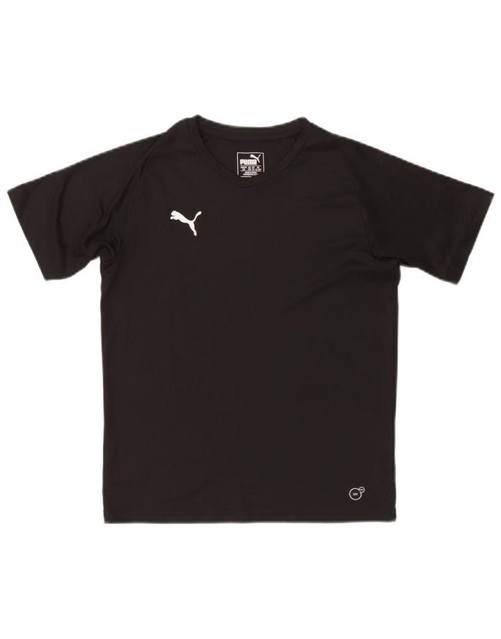 Maglietta Puma da bambino 11-12 anni in poliestere nero