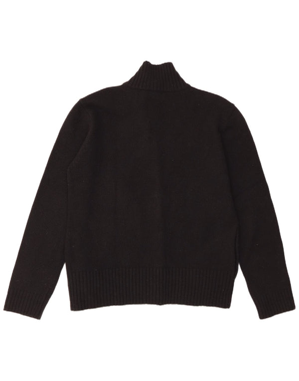 Maglione cardigan da uomo Dockers XL in lana d'agnello nera