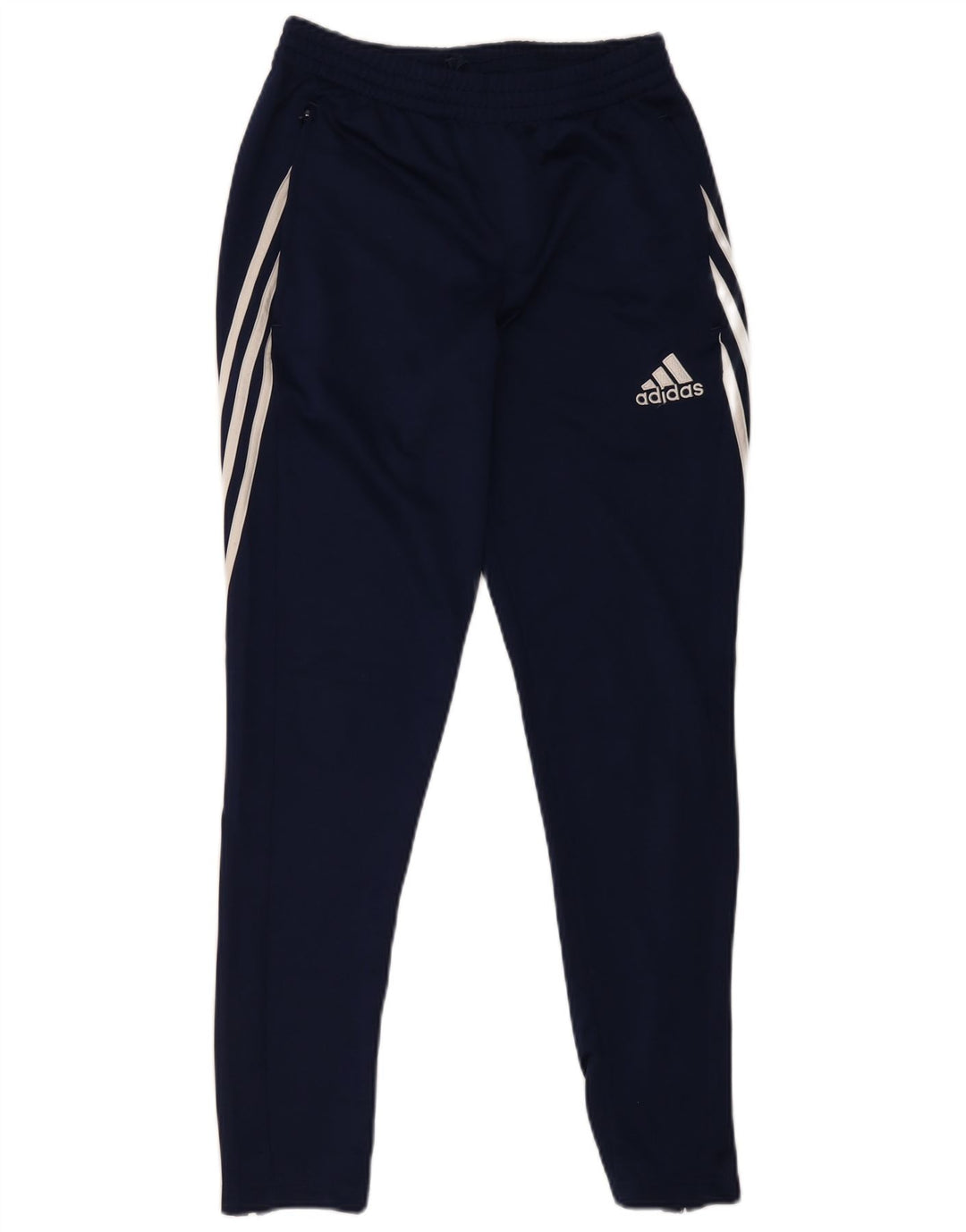 Pantaloni da tuta Adidas Climalite da uomo piccoli in poliestere blu navy