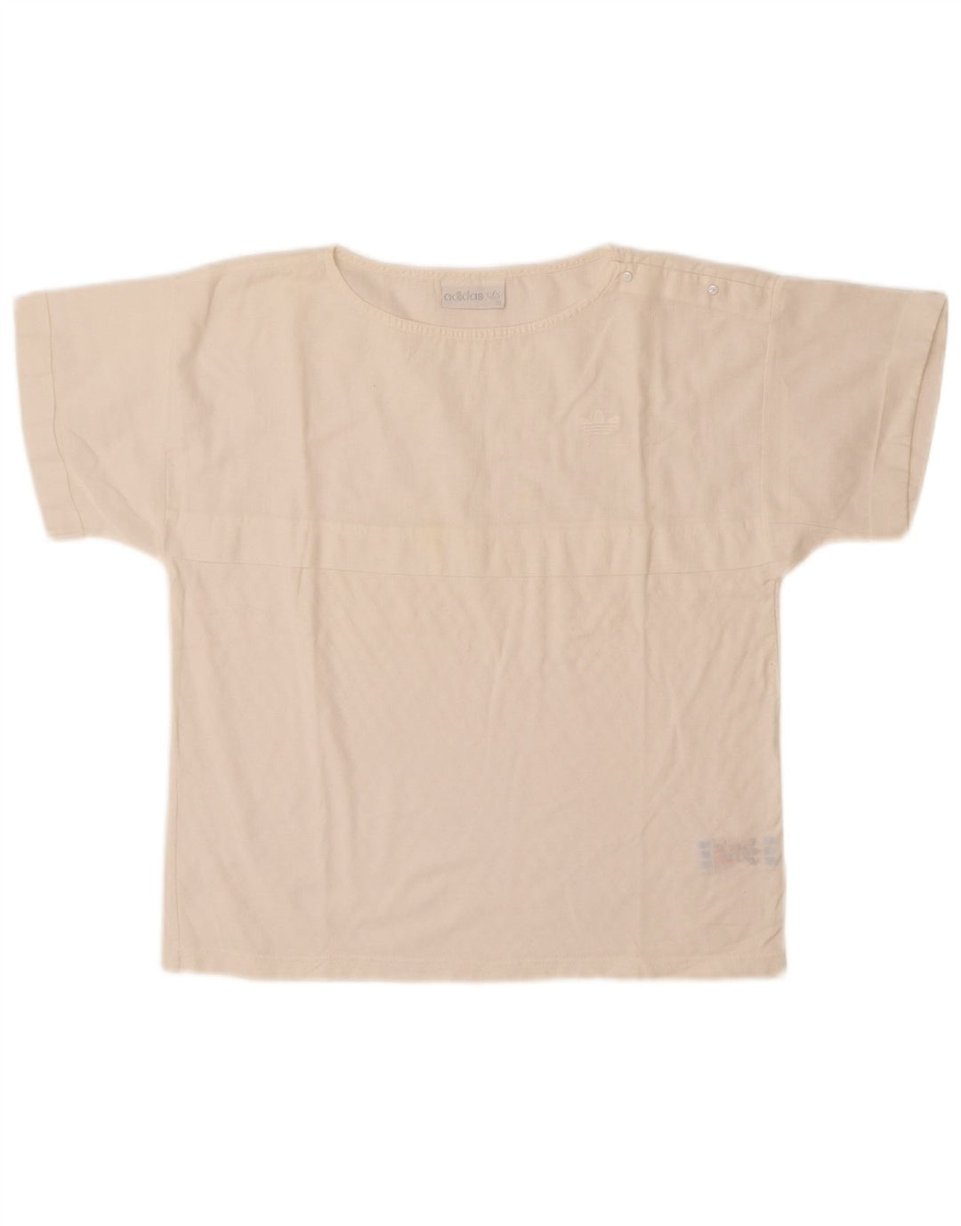 T-shirt da donna Adidas Top EU 40 cotone bianco medio