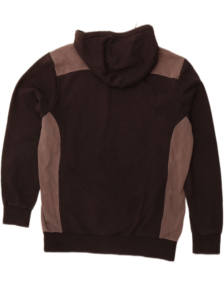 Felpa con cappuccio da uomo PUMA grande color block nero