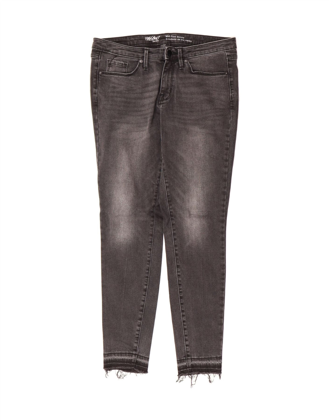 MOSSIMO Womens Stretch Mid Rise Skinny Jeans US 8 Medium W29 L28 Grey Vintage Mossimo and Second-Hand Mossimo from Messina Hembry 