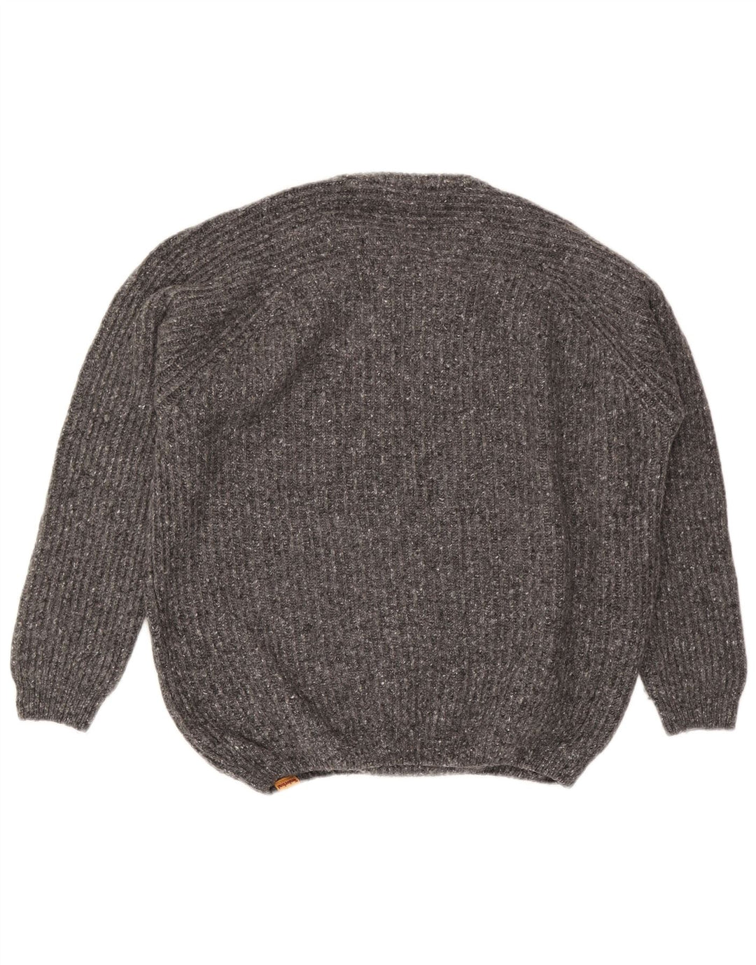 Maglione maglione girocollo da uomo Timberland grande lana screziata grigia