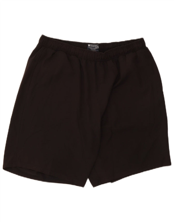 Pantaloncini sportivi da uomo Mountain Warehouse grandi in poliestere nero