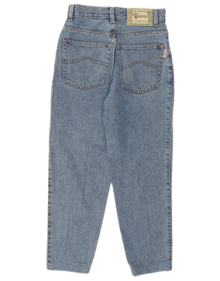 CASUCCI Jeans Crop a Vita Alta da Donna IT 42 Medio W26 L23 Blu