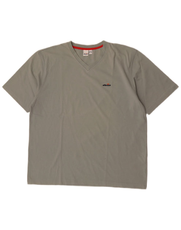 T-shirt da uomo Ellesse Top XL in cotone grigio